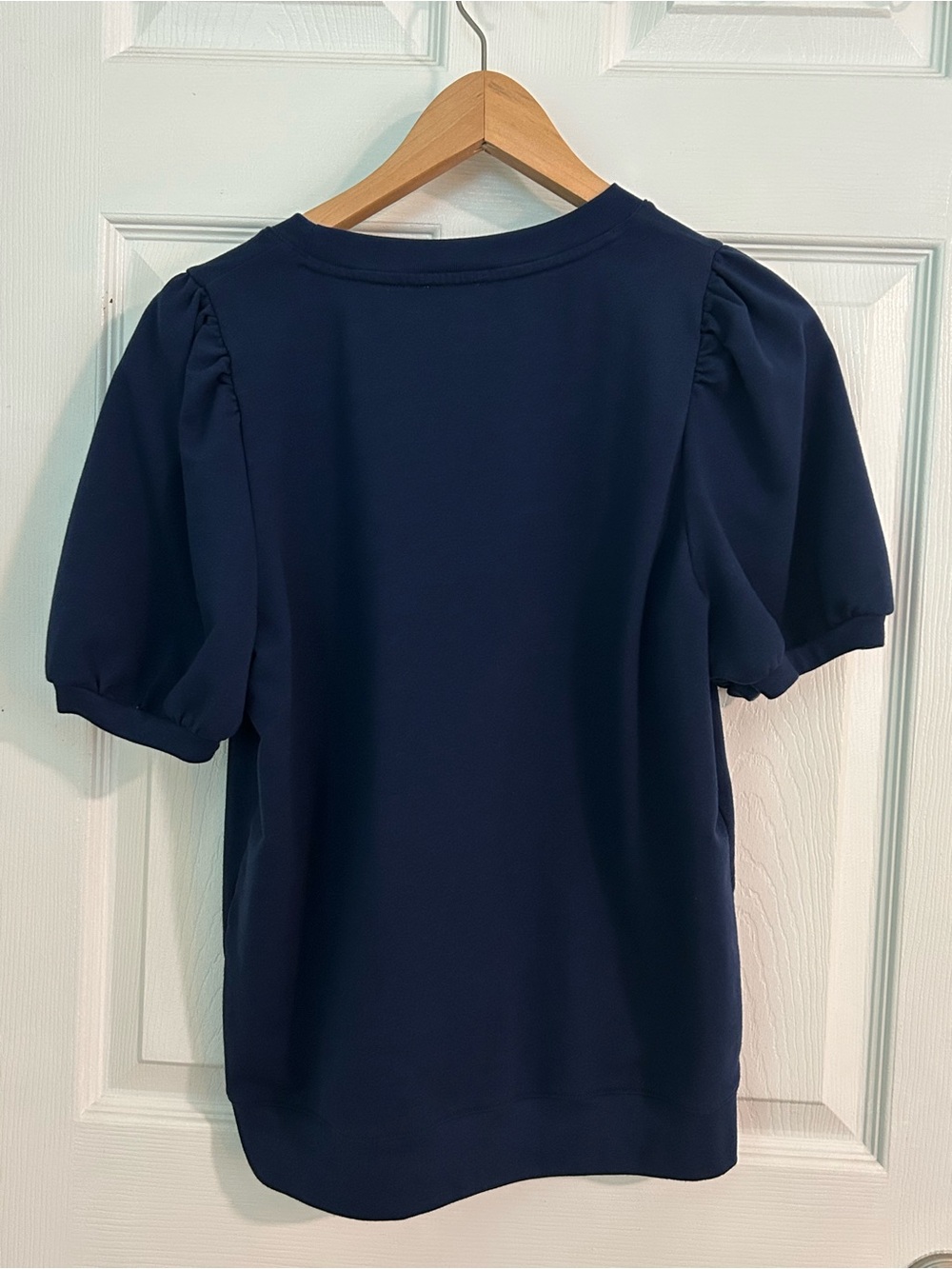 J. Crew Short-Sleeve Puff Sleeve Sweatshirt - Picture 3 of 5
